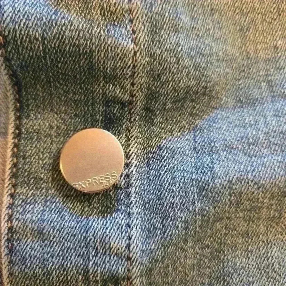 Express Women's Button Down Stretch Midi Jean Ski… - image 7